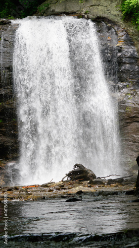 waterfall in the mountains