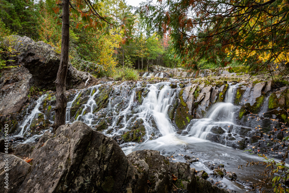 Fototapeta premium Upson Falls in Upson Wisconsin