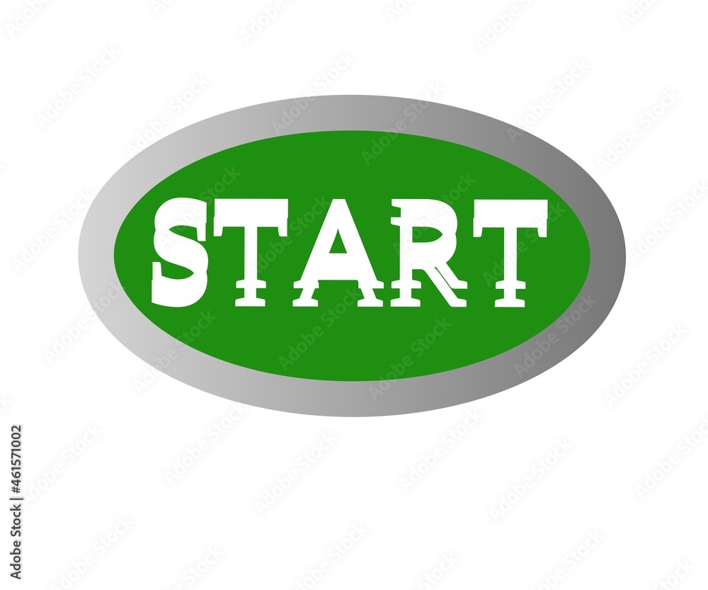 Start logo. start word vector. The word button starts with a modern design. Start logo. start word vector. The word button starts with a modern design.