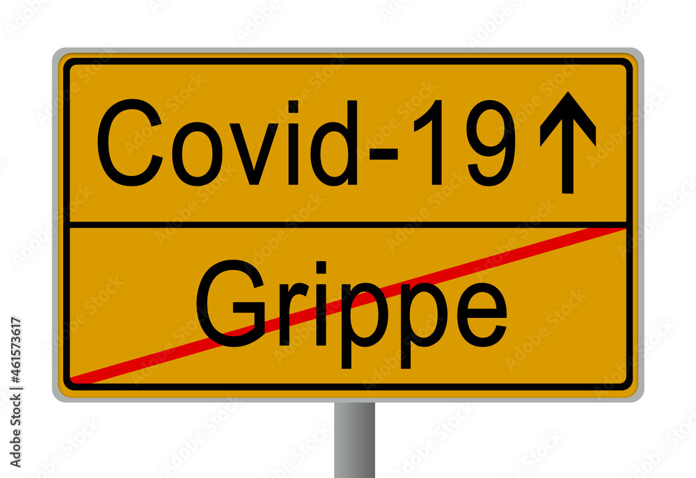 Corona Covid-19 Pandemie Virus Lockdown Schild Corona Covid-19 Pandemie Virus Lockdown Schild