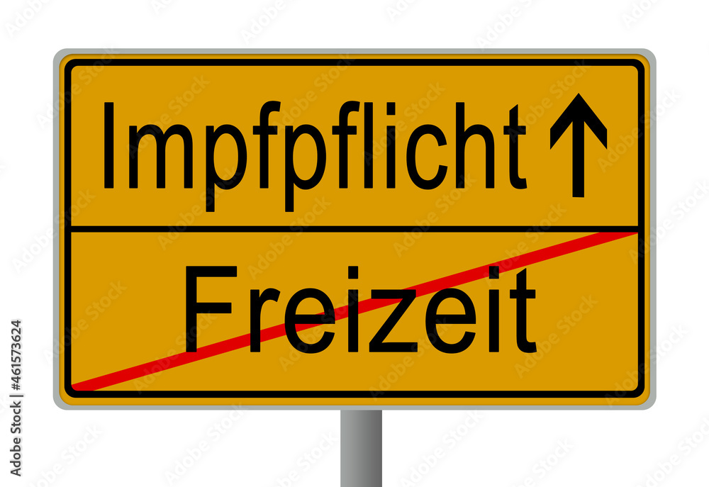 Corona Covid-19 Pandemie Virus Lockdown Schild Corona Covid-19 Pandemie Virus Lockdown Schild