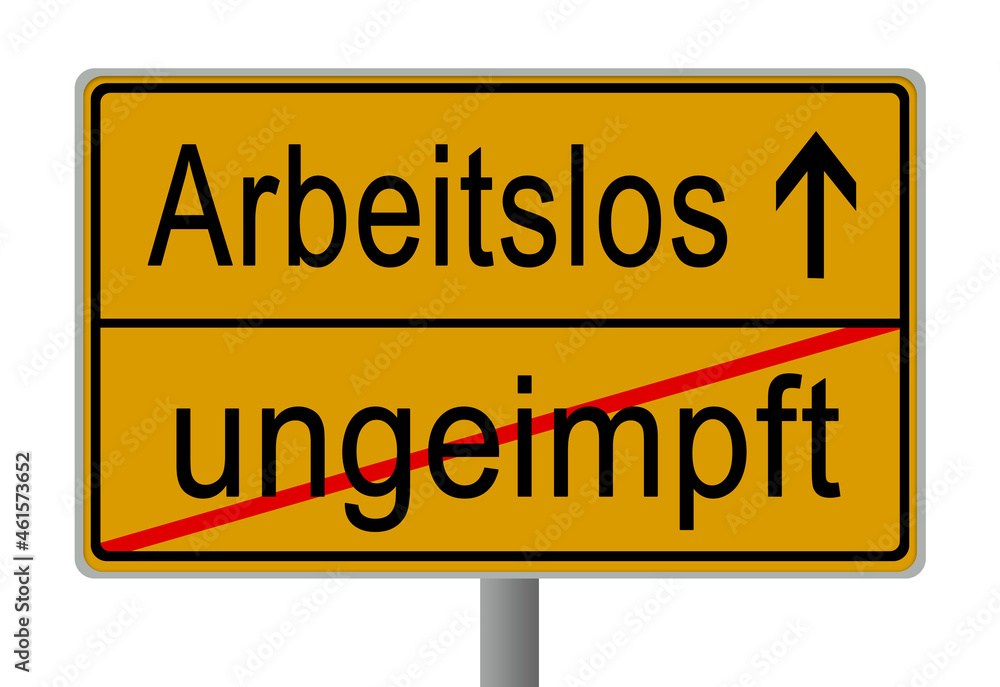 Corona Covid-19 Pandemie Virus Lockdown Schild Corona Covid-19 Pandemie Virus Lockdown Schild