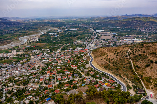 Berat in Albanien aus der Luft | Luftbilder von der Stadt Berat