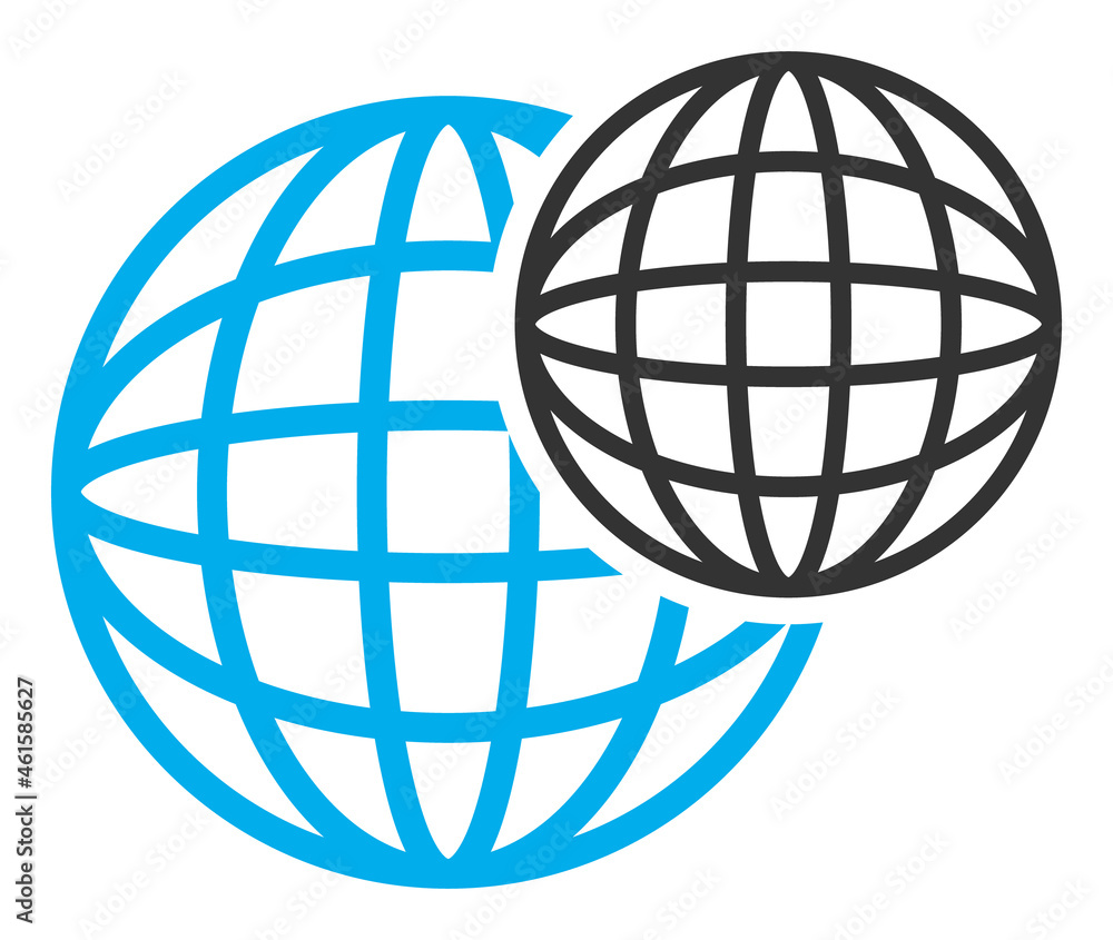Spheric balls icon with flat style. Isolated vector spheric balls icon illustrations, simple style. Spheric balls icon with flat style. Isolated vector spheric balls icon illustrations, simple style.