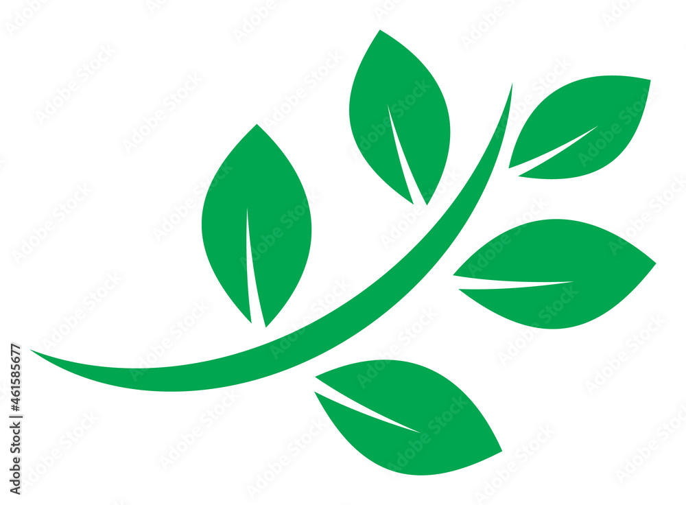 Naklejka premium Floral plant icon with flat style. Isolated vector floral plant icon illustrations, simple style.