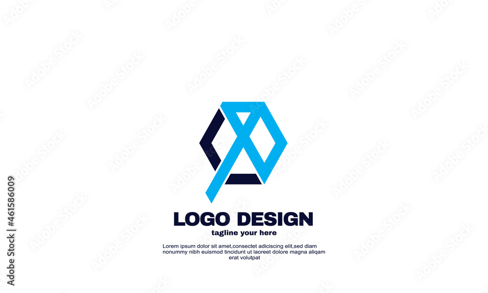 stock illustrator abstract best idea simple company business logo design template blue navy color stock illustrator abstract best idea simple company business logo design template blue navy color