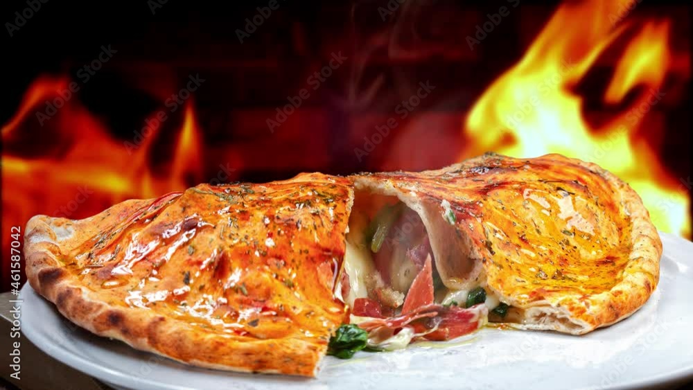 Calzone is a culinary dish of Italian origin often referred to as a ...