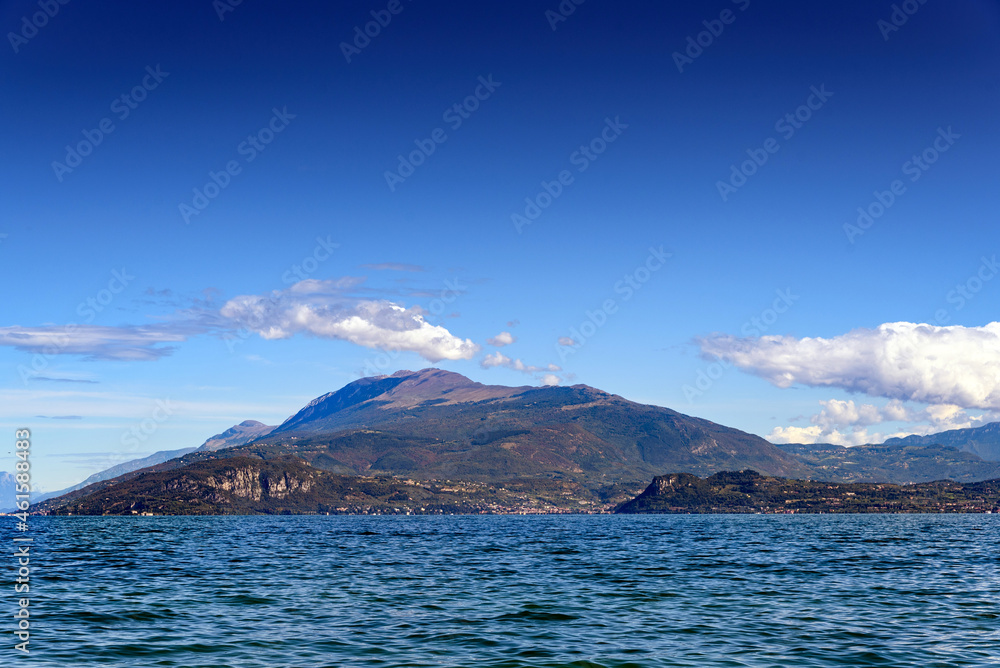 Monte Baldo seen from Lago di Garda.