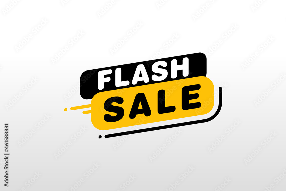 Flash Sale banner template design.Vector illustration. Flash Sale banner template design.Vector illustration.