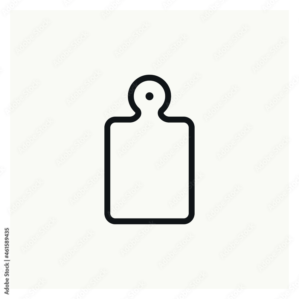 Cutting board icon sign vector Cutting board icon sign vector
