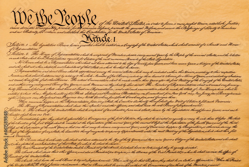 Constitution of the United States photo