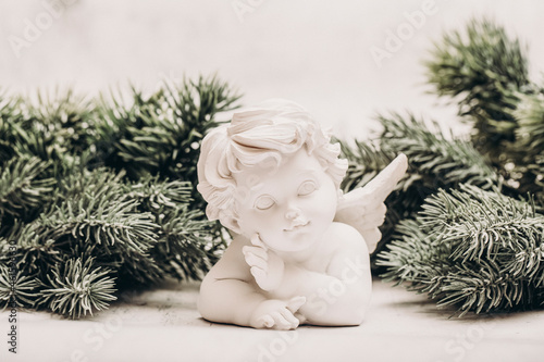 angel with christmas tree © Erika