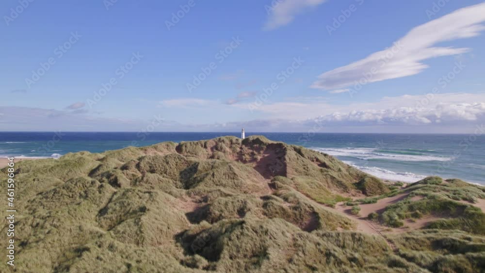 Rattray Head Sand Dunes and the Lighthouse on the Shores of North East Scotland Rattray Head Sand Dunes and the Lighthouse on the Shores of North East Scotland