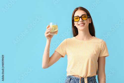 Beautiful young woman with ...