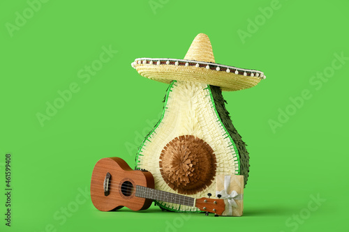 Mexican pinata in shape of ...