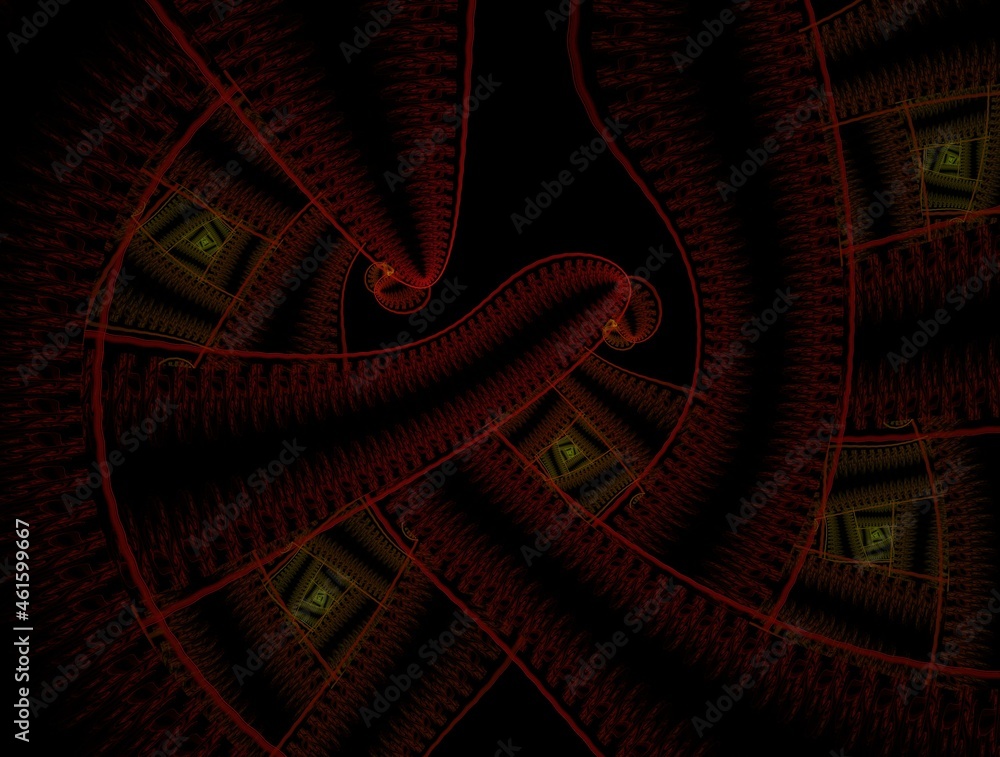 Obraz premium Imaginatory fractal abstract background Image