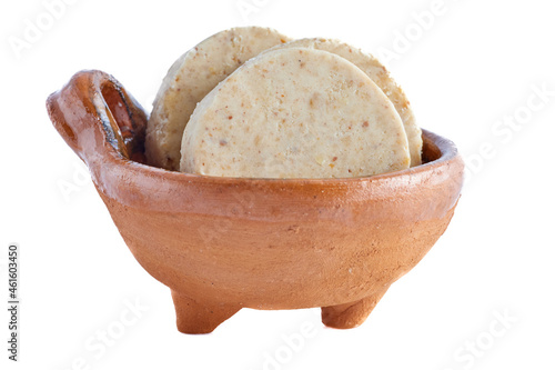 Dulces tradicionales mexicanos. Dulce de cacahuate llamado 