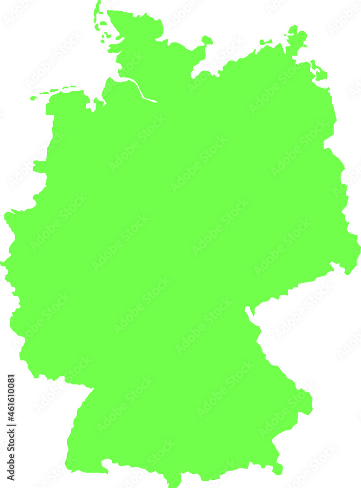 German country land with green color
