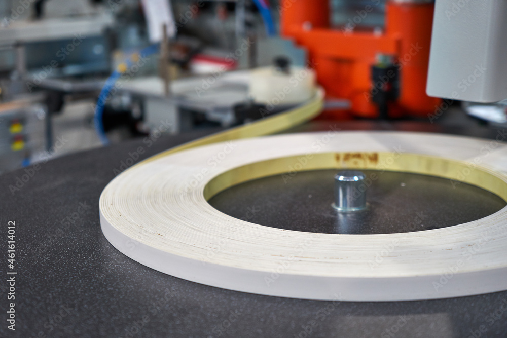 Φωτογραφία Image edgeband tape for the manufacture of furniture panels.