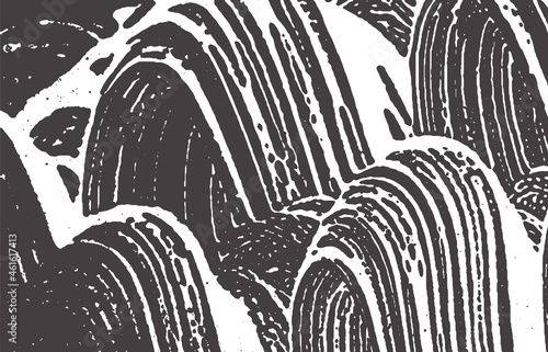 Grunge texture. Distress black grey rough trace. A