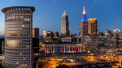  City Skyline at Night - Cleveland, Ohio