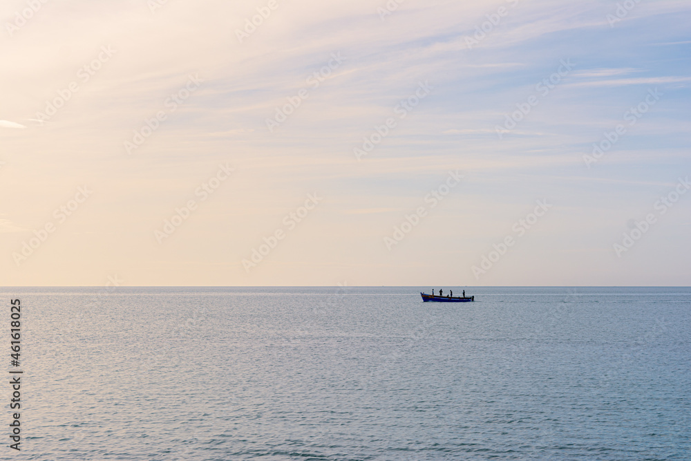 Fishing boat in the Bay of Bengal