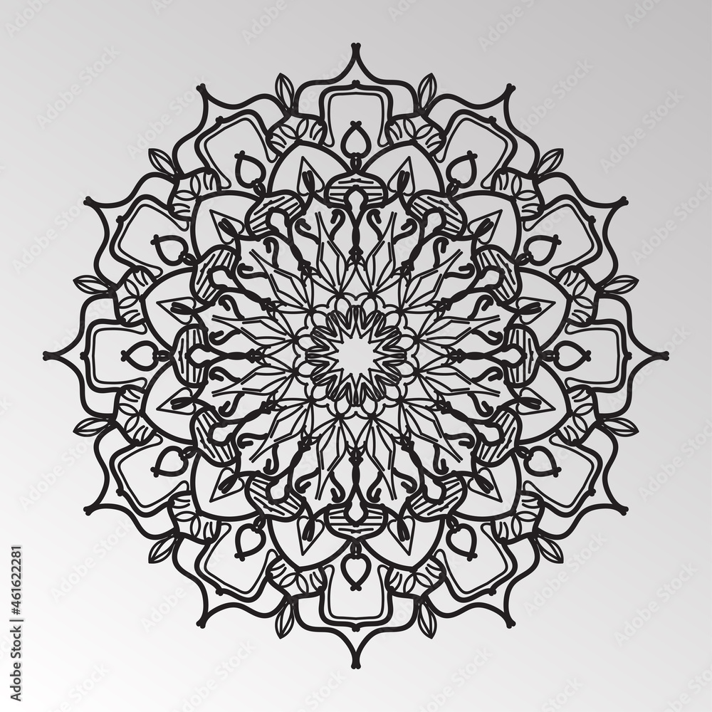 Fototapeta premium Mandala vector element round ornament decoration