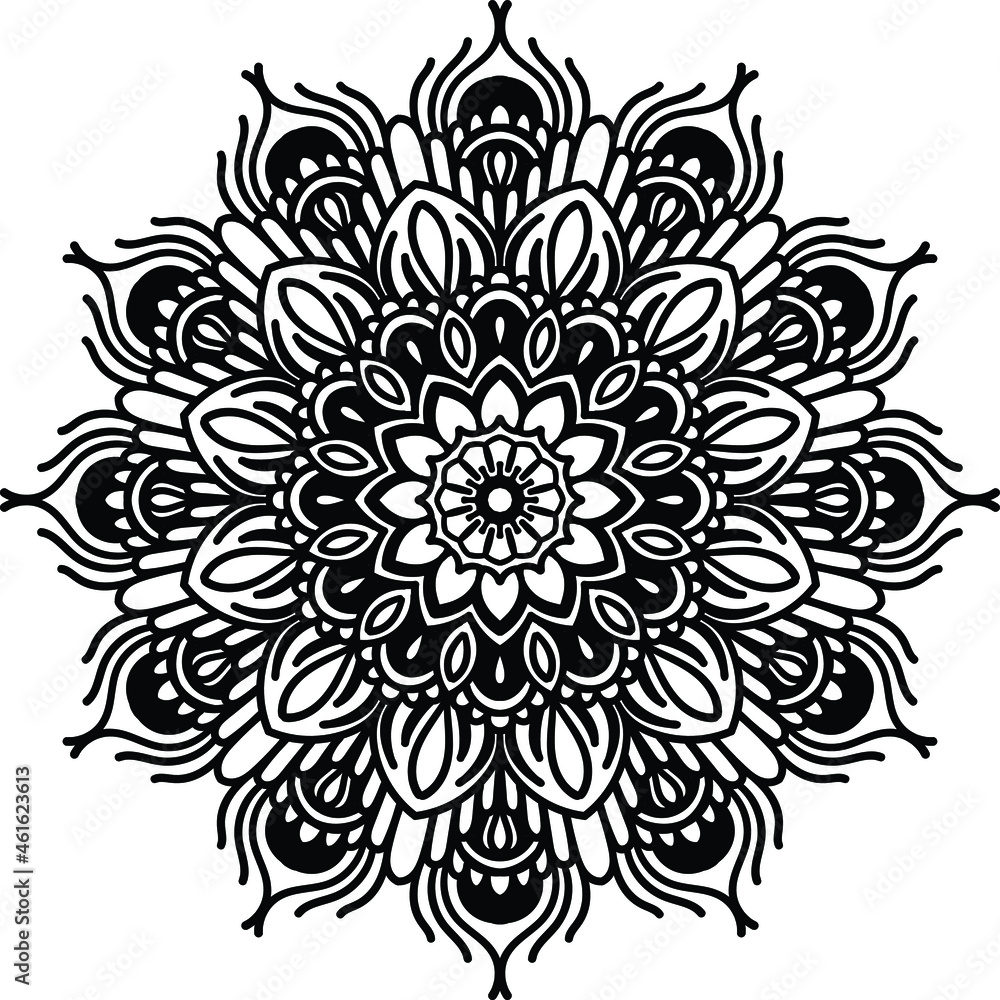 abstract floral ornament abstract floral ornament