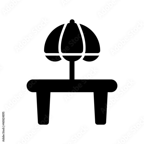 Table Glyph Vector Icon Design