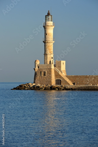 lighthouse on the island of island, Chania, Crete