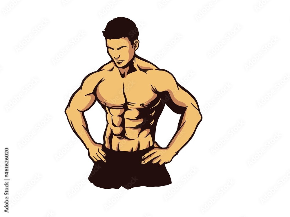Fototapeta premium Vector Illustration of Fitness or Gym Logo Icon