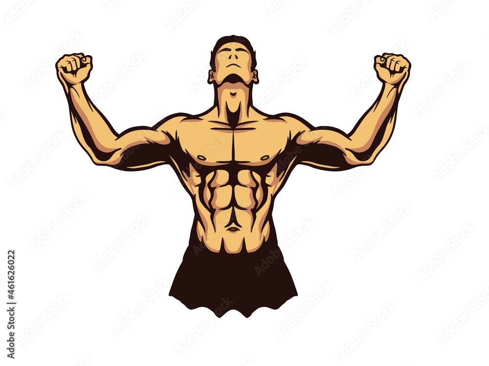 Vector Illustration of Fitness or Gym Logo Icon Vector Illustration of Fitness or Gym Logo Icon