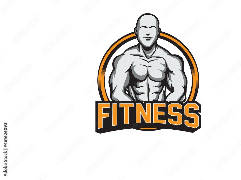 Vector Illustration of Fitness or Gym Logo Icon Vector Illustration of Fitness or Gym Logo Icon