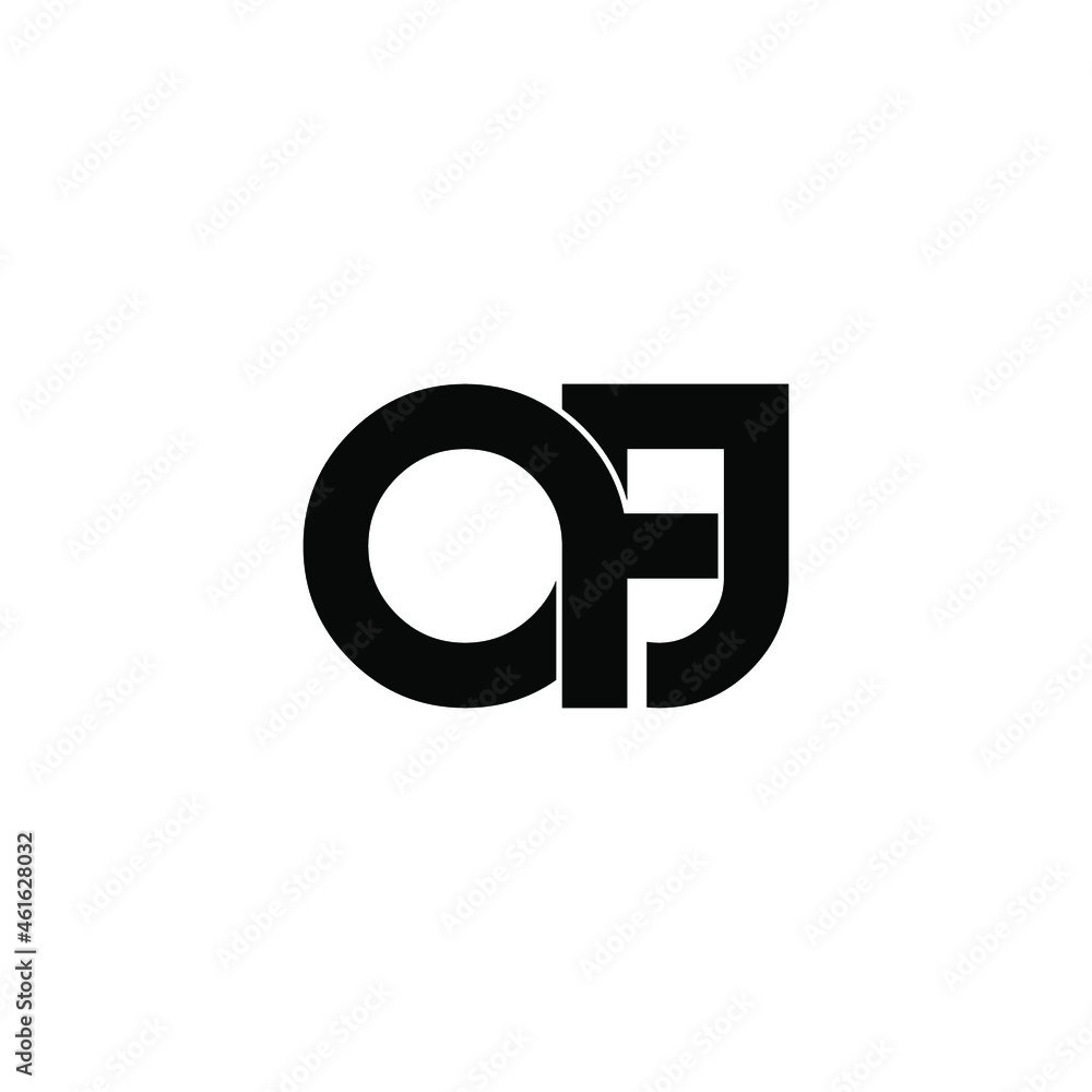 ofj initial letter monogram logo design ofj initial letter monogram logo design