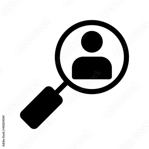  Job Seeker Glyph Vector Icon Design