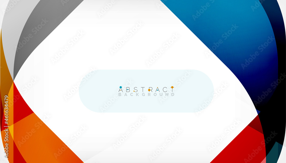 Abstract square shape with overlapping waves, minimal geometric background. Vector Illustration For Wallpaper, Banner, Background, Landing Page Abstract square shape with overlapping waves, minimal geometric background. Vector Illustration For Wallpaper, Banner, Background, Landing Page