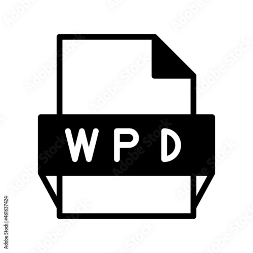 Wpd Glyph Vector Icon Design photo