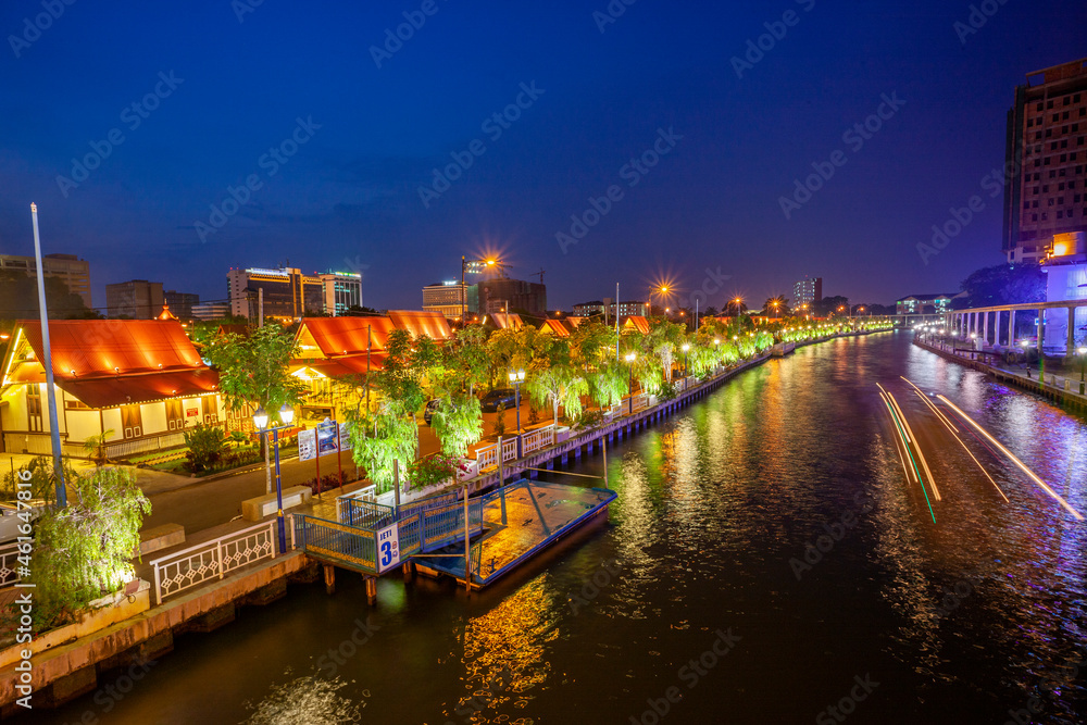 Malacca River at Night