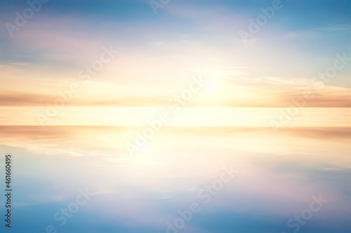 sunrise sky watercolor gradient colors, beautiful abstract nature wallpaper © kichigin19