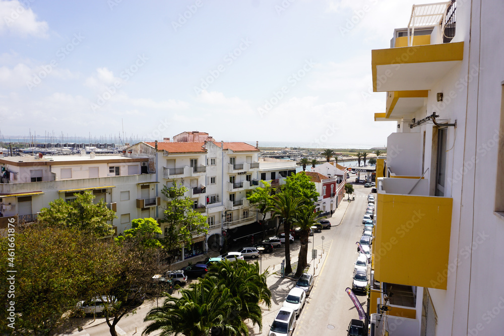 Fototapeta premium The city Lagos in the Algarve in Portugal