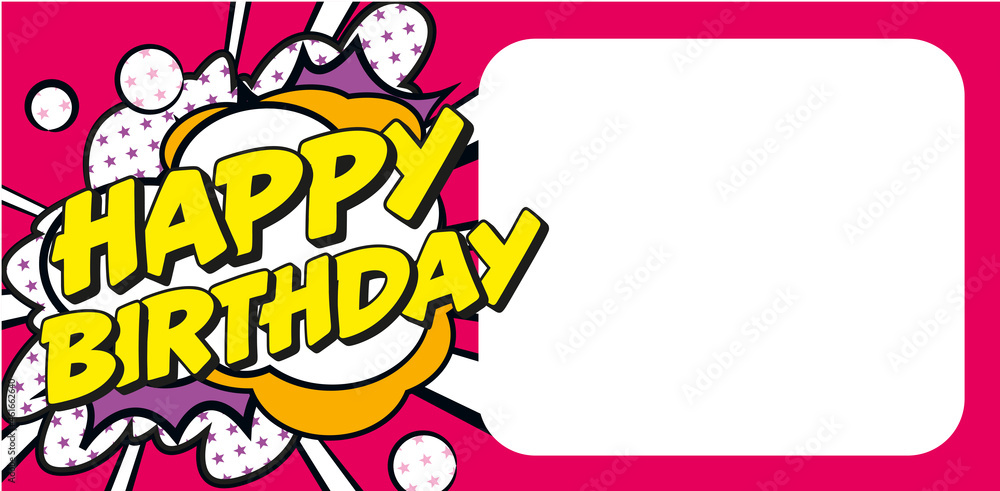 Carte Happy Birthday BD CC 2 Carte Happy Birthday BD CC 2