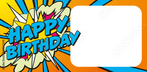 Carte Happy Birthday POPART CC 2