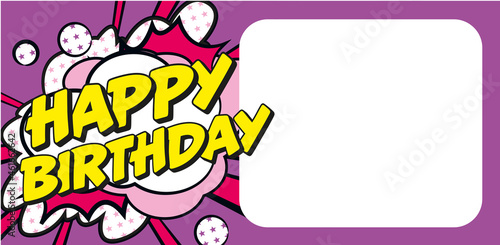 Carte Happy Birthday BD CC 4