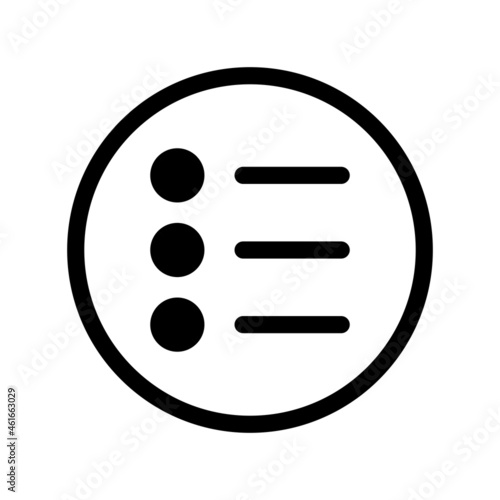 Menu Glyph Vector Icon Design