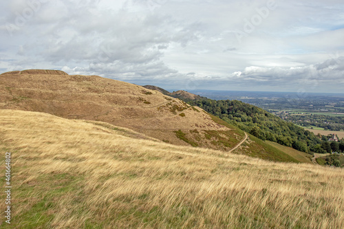 Malvern hills of England in the Autumn.