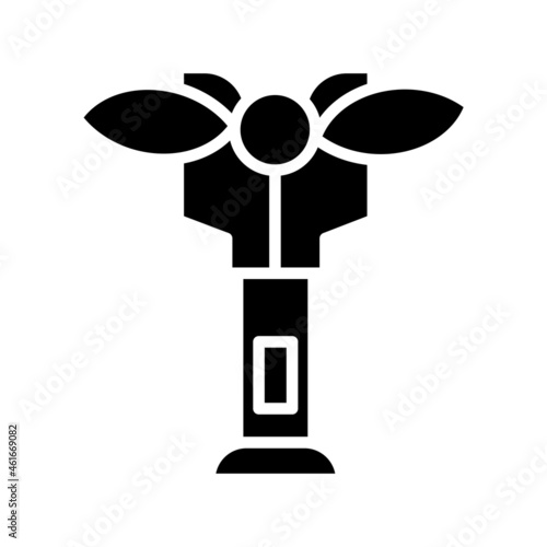 Akhet Glyph Vector Icon Design photo