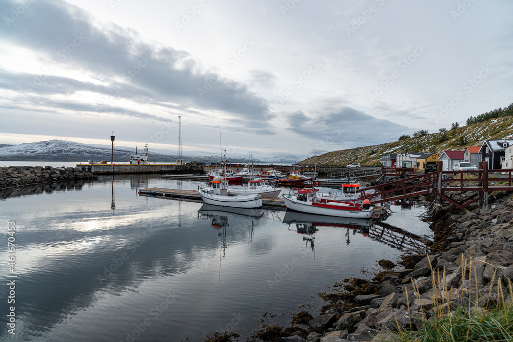 Hjalteyri fishing village in northern Iceland