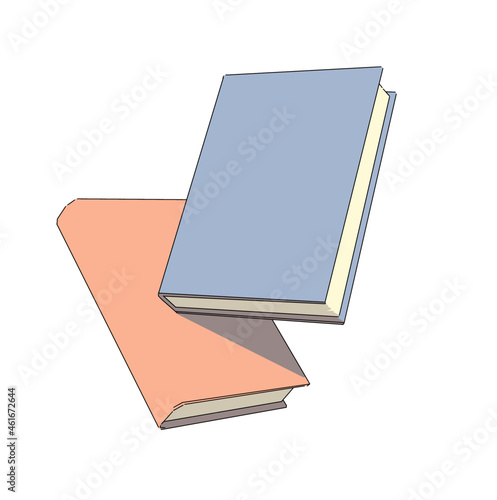 book illustration vector svg color 