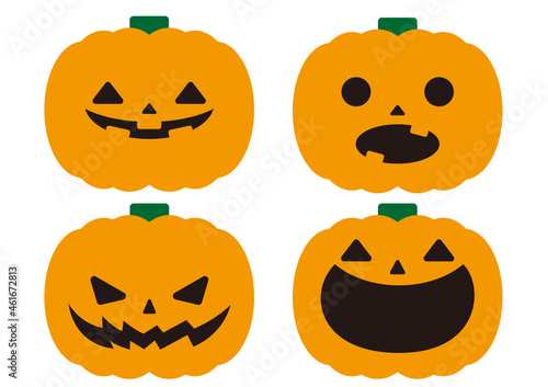 5_Halloween Jack O Lantern Set