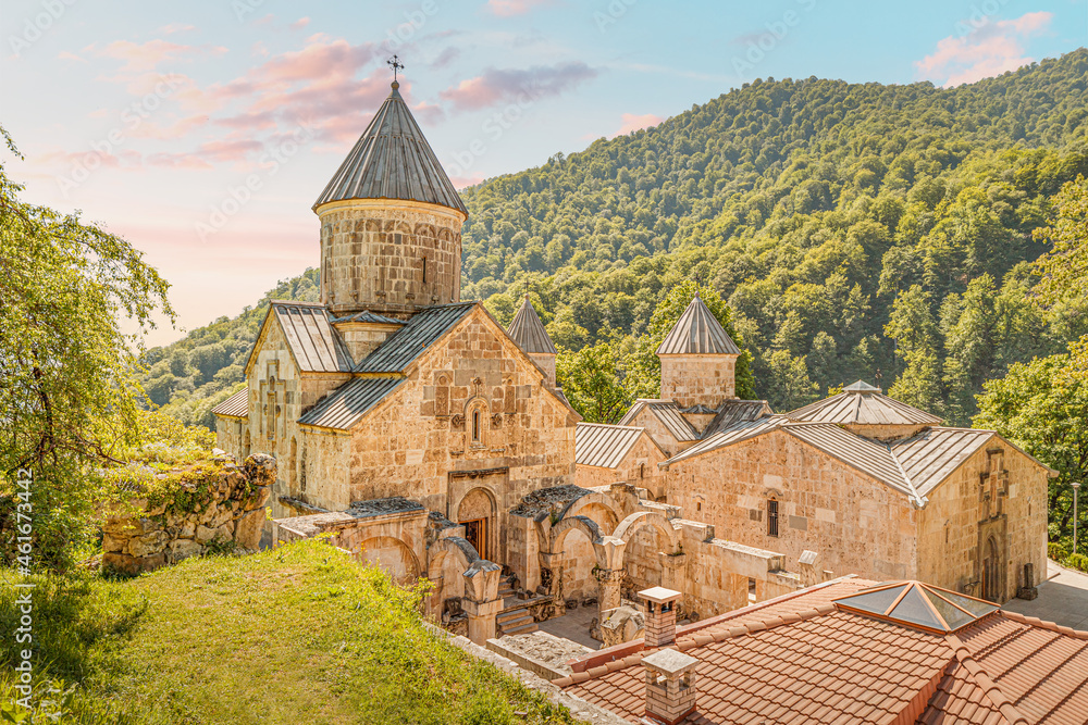Renovated Haghartsin Monastery (founded in the 11th century) is a classic example of Armenian architecture, located near Dilijan